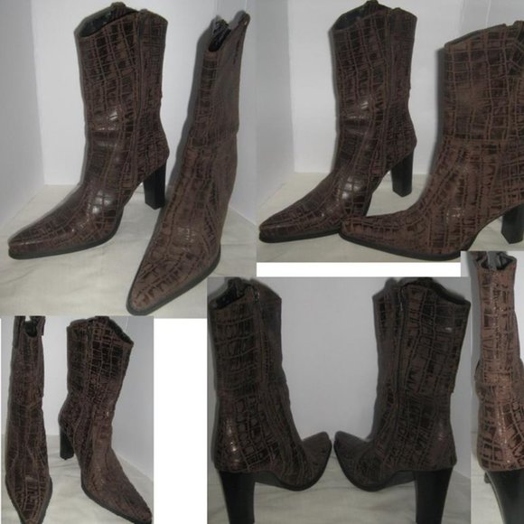 pointed toe mexican cowboy boots